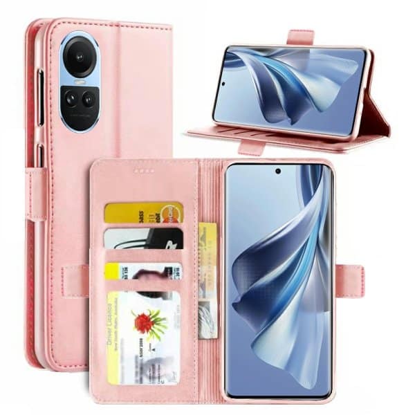 For Oppo Reno10 5G 5G SupRShield Wallet Leather Flip Stand Magnetic Case Cover