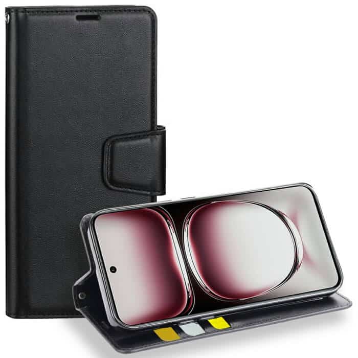 For Oppo Reno12 ProReno12 5G Hanman Wallet Case Flip Leather Card Slots Magnetic Stand Cover
