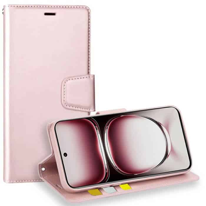 For Oppo Reno12 ProReno12 5G Hanman Wallet Case Flip Leather Card Slots Magnetic Stand Cover