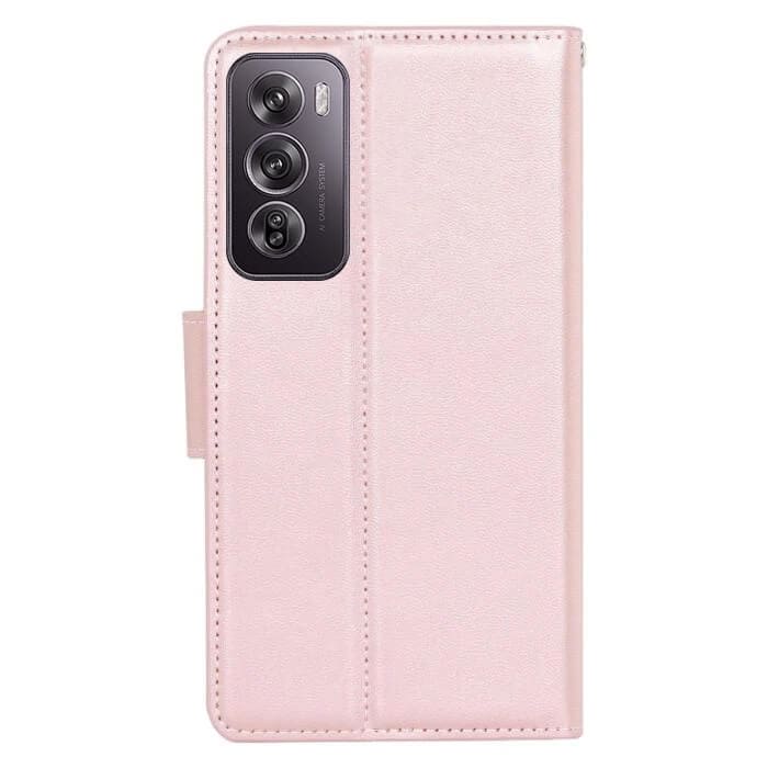 For Oppo Reno12 ProReno12 5G Hanman Wallet Case Flip Leather Card Slots Magnetic Stand Cover