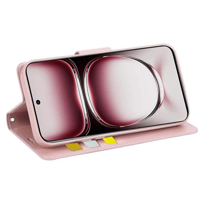 For Oppo Reno12 ProReno12 5G Hanman Wallet Case Flip Leather Card Slots Magnetic Stand Cover