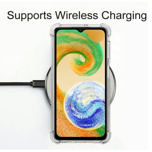 For Samsung Galaxy A04S Clear Case Shockproof Heavy Duty Gel Air Cushion Cover