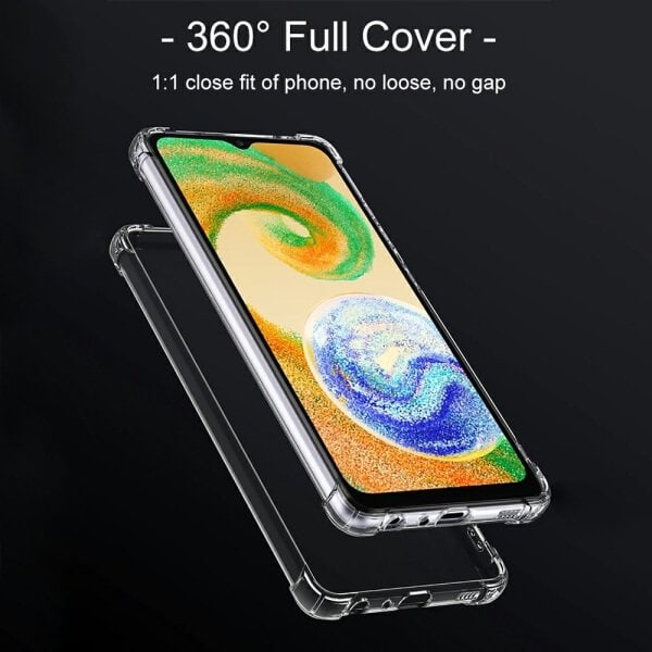 For Samsung Galaxy A04S Clear Case Shockproof Heavy Duty Gel Air Cushion Cover