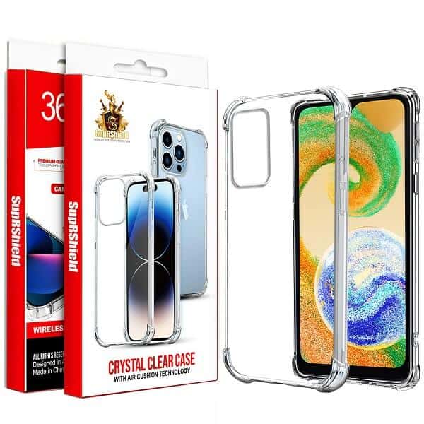 For Samsung Galaxy A04S SupRShield Clear Case Shockproof Heavy Duty Gel Air Cushion Cover