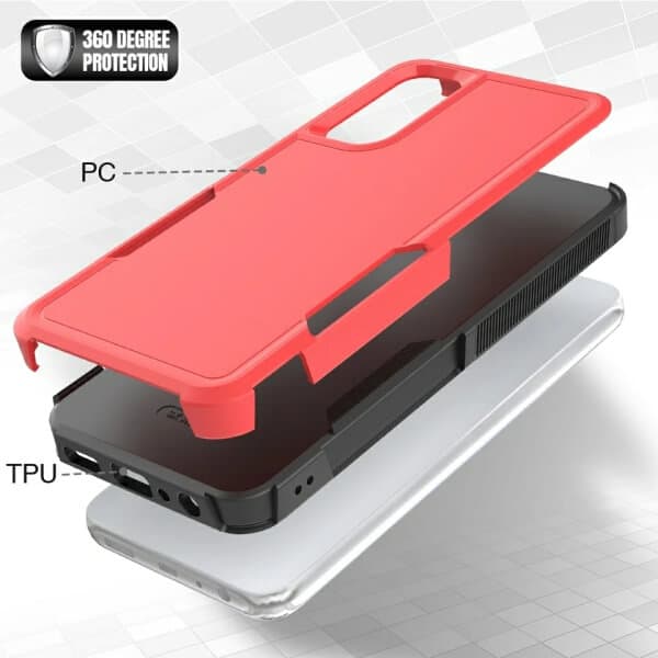 For Samsung Galaxy A05S A15 A25 A35 A55 5G 3in1 Case Drop Resistant Defender Tradies Heavy Duty Rugged Shockproof Cover