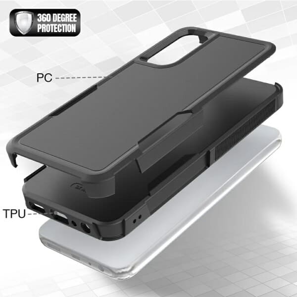 For Samsung Galaxy A05S A15 A25 A35 A55 5G 3in1 Case Drop Resistant Defender Tradies Heavy Duty Rugged Shockproof Cover