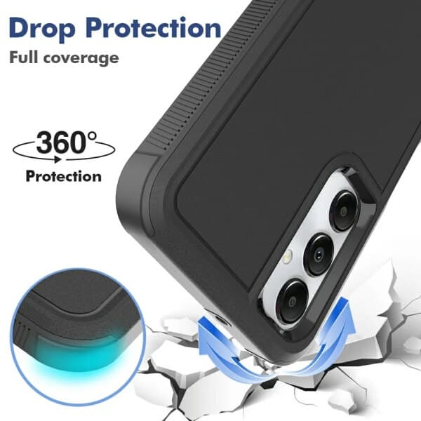 For Samsung Galaxy A05S A15 A25 A35 A55 5G 3in1 Case Drop Resistant Defender Tradies Heavy Duty Rugged Shockproof Cover