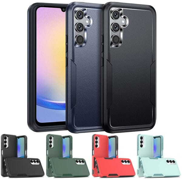 For Samsung Galaxy A05S A15 A25 A35 A55 5G 3in1 Case Drop Resistant Defender Tradies Heavy Duty Rugged Shockproof Cover