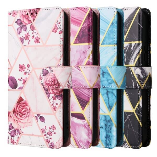 For Samsung Galaxy A05S Case Fashion Marble Painting Pattern Flip Wallet Leather Card Slots Stand Cover