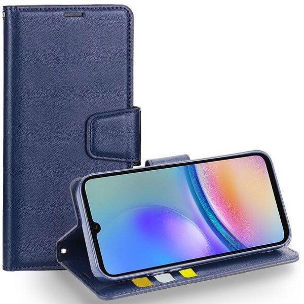 For Samsung Galaxy A05S Hanman Wallet Case Flip Leather Card Slots Magnetic Stand Cover