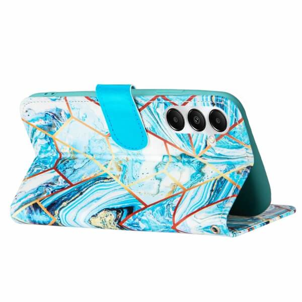 For Samsung Galaxy A05SA15A25A35A55 Case SupRShield Marble Painting Pattern Flip Wallet Leather Card Slots Shockproof Cover