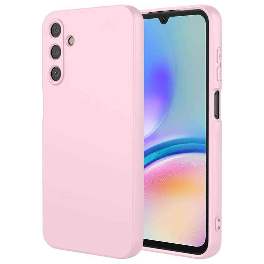 For Samsung Galaxy A05SA15A25A35A55 Liquid Silicone Silky Soft Touch Full Protective Anti Scratch Cover with Microfiber Lining Back Case