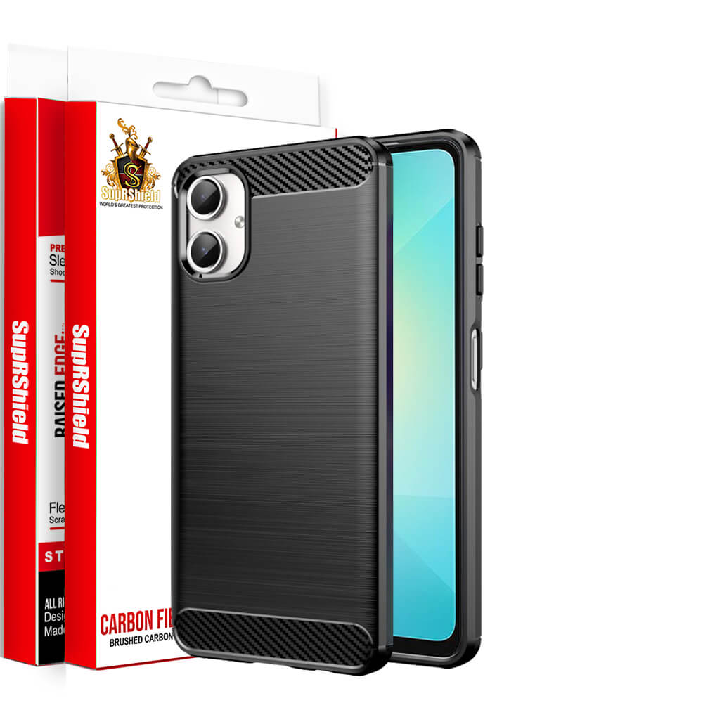 For Samsung Galaxy A06 4G5G SupRShield Case Shockproof Heavy Duty Rugged Anti Knock Back Cover (Black)
