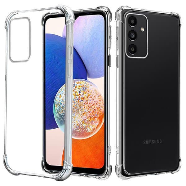 For Samsung Galaxy A14 5G Clear Case Shockproof Heavy Duty Gel Air Cushion Cover
