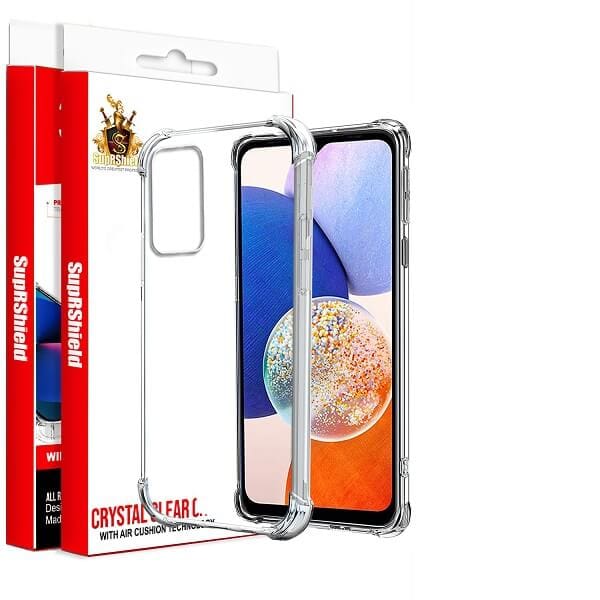 For Samsung Galaxy A14 5G SupRShield Clear Case Shockproof Heavy Duty Gel Air Cushion Cover
