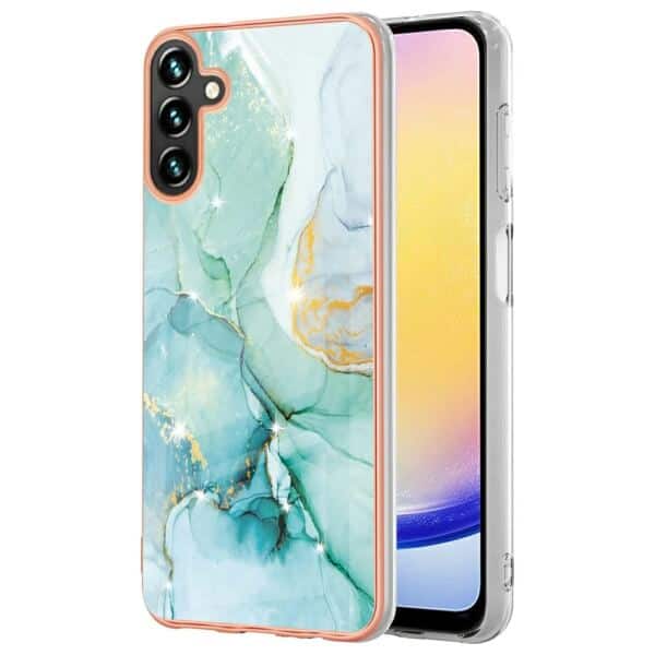 For Samsung Galaxy A15 5G Case Hard back Marble Pattern Slim Design Enhanced Camera and Screen Protection Girls and Women Cover
