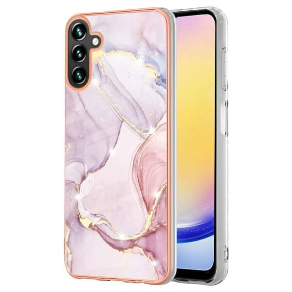 For Samsung Galaxy A15 5G Case Hard back Marble Pattern Slim Design Enhanced Camera and Screen Protection Girls and Women Cover