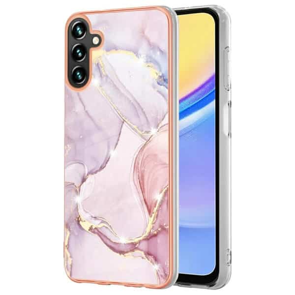 For Samsung Galaxy A15 5G Case Hard back Marble Pattern Slim Design Enhanced Camera and Screen Protection Girls and Women Cover