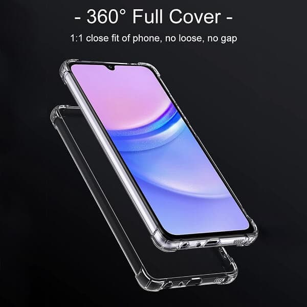 For Samsung Galaxy A15 5G SupRShield Clear Case Shockproof Heavy Duty Gel Air Cushion Cover
