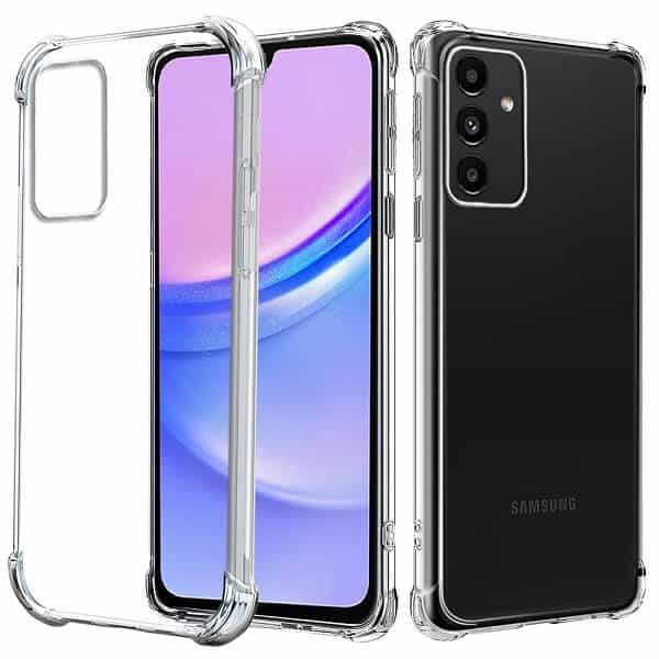 For Samsung Galaxy A15 5G SupRShield Clear Case Shockproof Heavy Duty Gel Air Cushion Cover