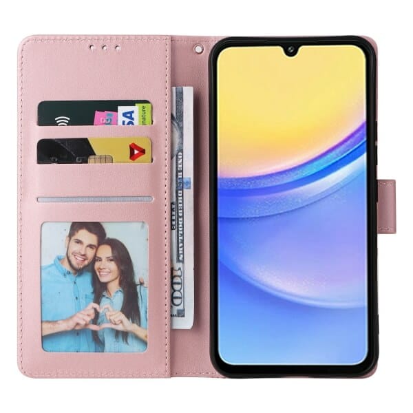 For Samsung Galaxy A15 5G4G Case Fashion Marble Painting Pattern Flip Wallet Leather Card Slots Stand Cover