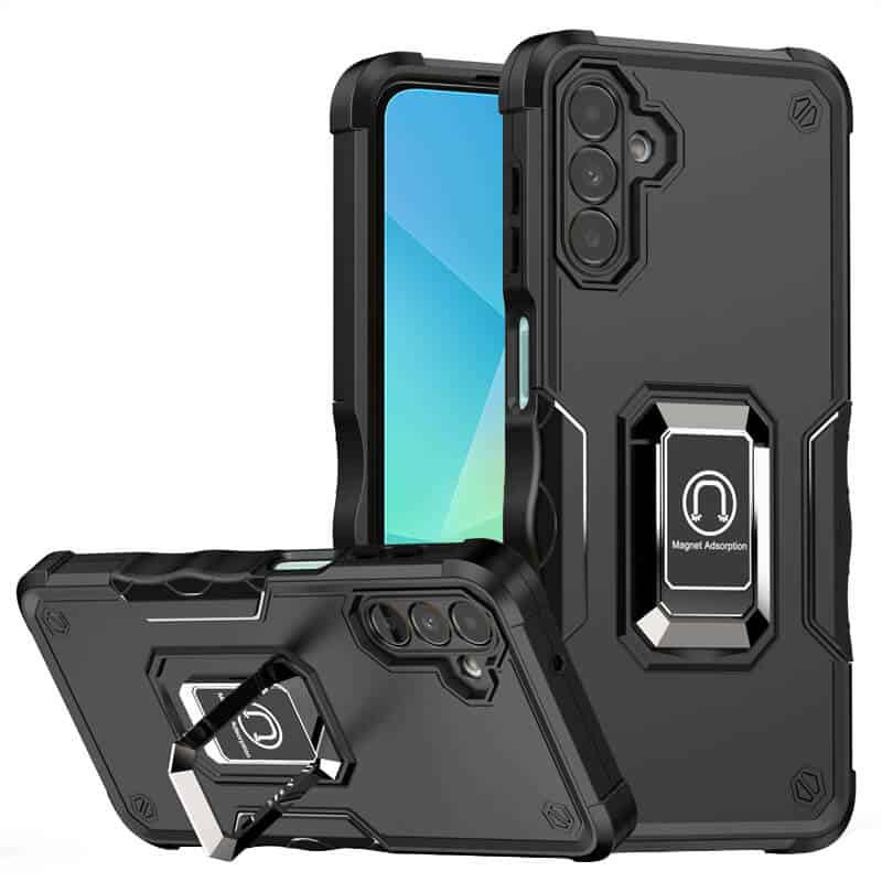 For Samsung Galaxy A16 5G Anti Scratch Rugged Magnetic Car Mount Ring Shockproof Heavy Duty Cover