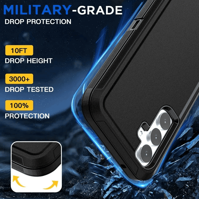 For Samsung Galaxy A16 5G Case Drop Resistant Defender Tradies Heavy Duty Rugged Shockproof Tough Cover