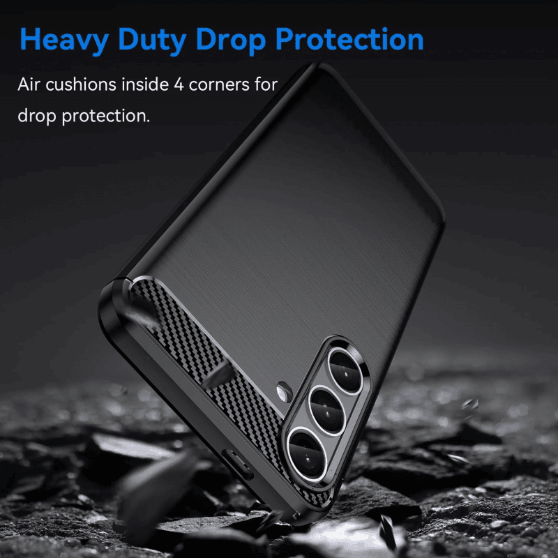 For Samsung Galaxy A16 5G SupRShield Case Shockproof Heavy Duty Rugged Anti Knock Back Cover (Black)
