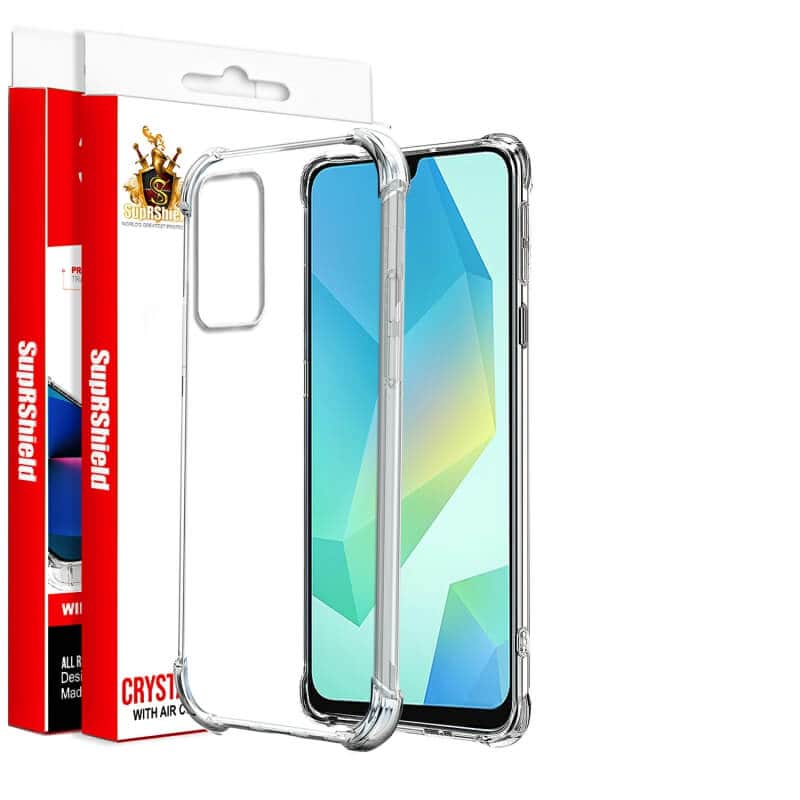For Samsung Galaxy A16 5G SupRShield Clear Transparent Case Shockproof Heavy Duty Gel Air Cushion Cover