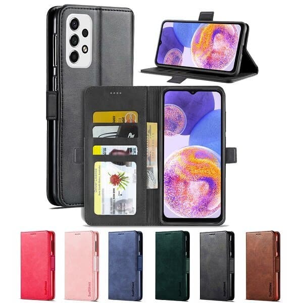 For Samsung Galaxy A23 4G A23 5G SupRShield Wallet Leather Card Holder Flip Protective Shockproof Magnetic Case Cover