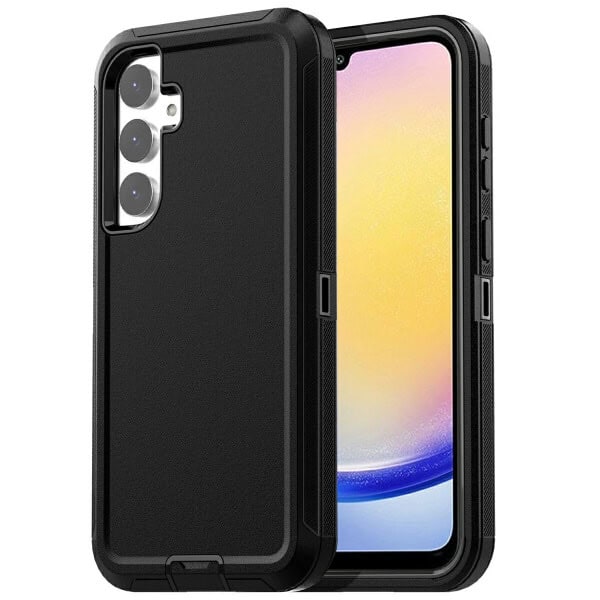 For Samsung Galaxy A25 5G Case Drop Resistant Defender Tradies Heavy Duty Rugged Shockproof Tough Cover