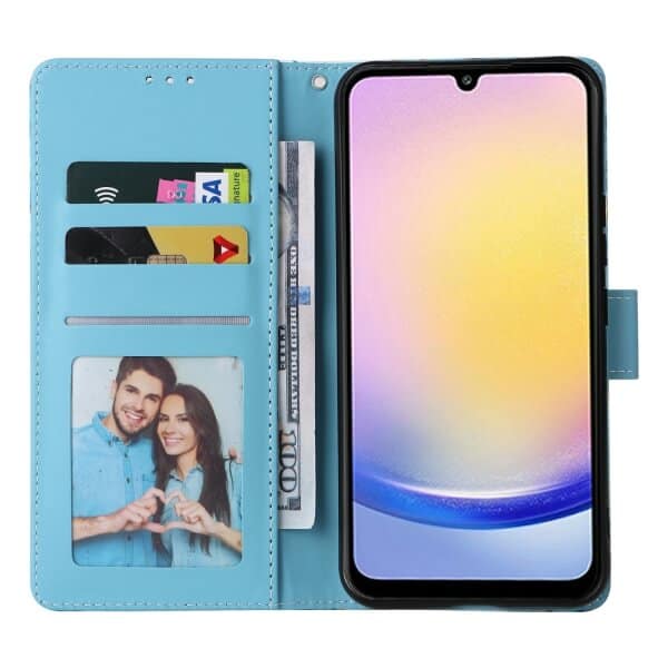 For Samsung Galaxy A25 5G Case Fashion Marble Painting Pattern Flip Wallet Leather Card Slots Stand Cover
