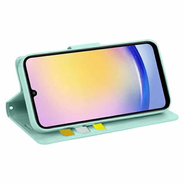 For Samsung Galaxy A25 5G Hanman Wallet Case Flip Leather Card Slots Magnetic Stand Cover