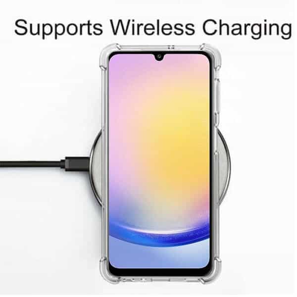 For Samsung Galaxy A25 5G SupRShield Clear Case Shockproof Heavy Duty Gel Air Cushion Cover