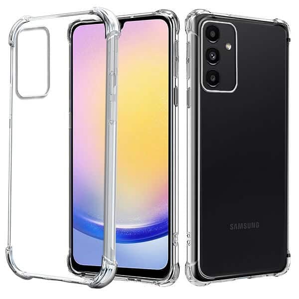 For Samsung Galaxy A25 5G SupRShield Clear Case Shockproof Heavy Duty Gel Air Cushion Cover