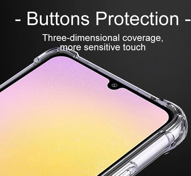 For Samsung Galaxy A25 5G SupRShield Clear Case Shockproof Heavy Duty Gel Air Cushion Cover