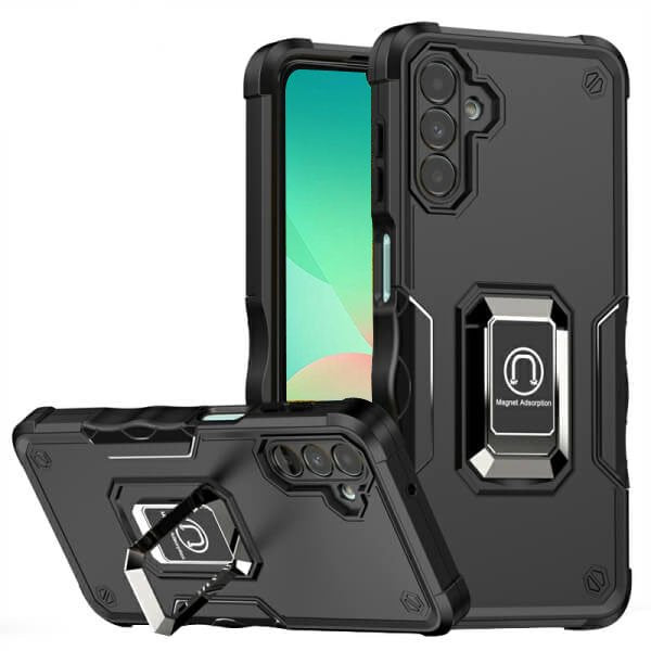 For Samsung Galaxy A26 5G Anti Scratch Rugged Magnetic Car Mount Ring Shockproof Heavy Duty Cover