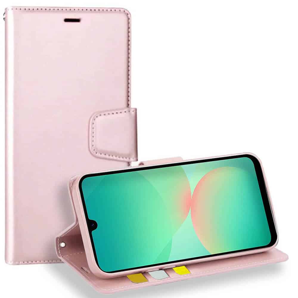 For Samsung Galaxy A26 5G Hanman Wallet Case Flip Leather Card Slots Magnetic Stand Cover