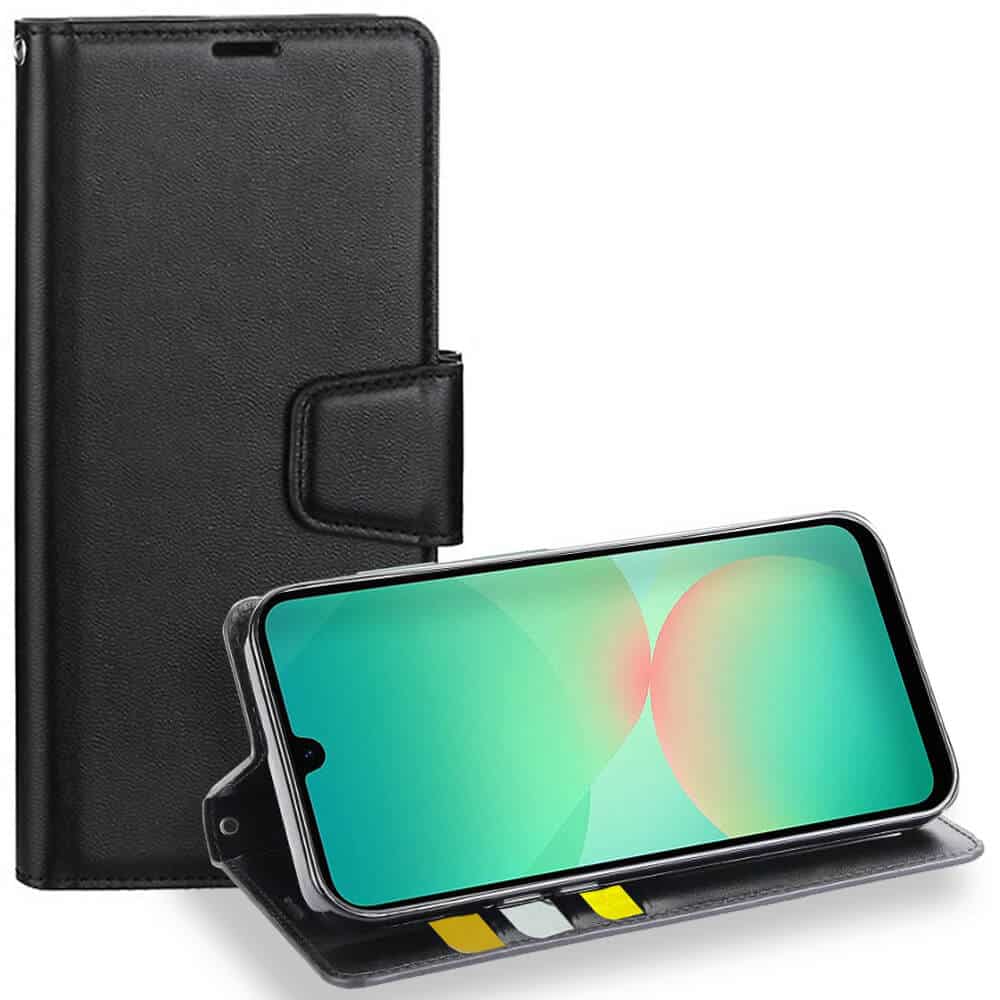 For Samsung Galaxy A26 5G Hanman Wallet Case Flip Leather Card Slots Magnetic Stand Cover