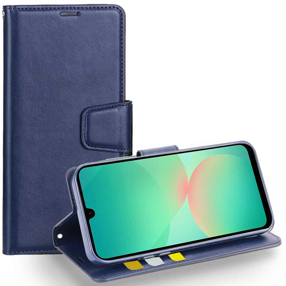 For Samsung Galaxy A26 5G Hanman Wallet Case Flip Leather Card Slots Magnetic Stand Cover
