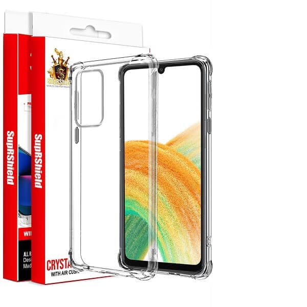 For Samsung Galaxy A33 5G SupRShield Clear Case Shockproof Heavy Duty Gel Air Cushion Cover