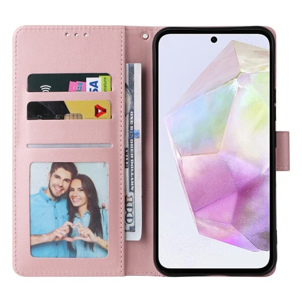 For Samsung Galaxy A35 5G Case Fashion Marble Painting Pattern Flip Wallet Leather Card Slots Stand Cover