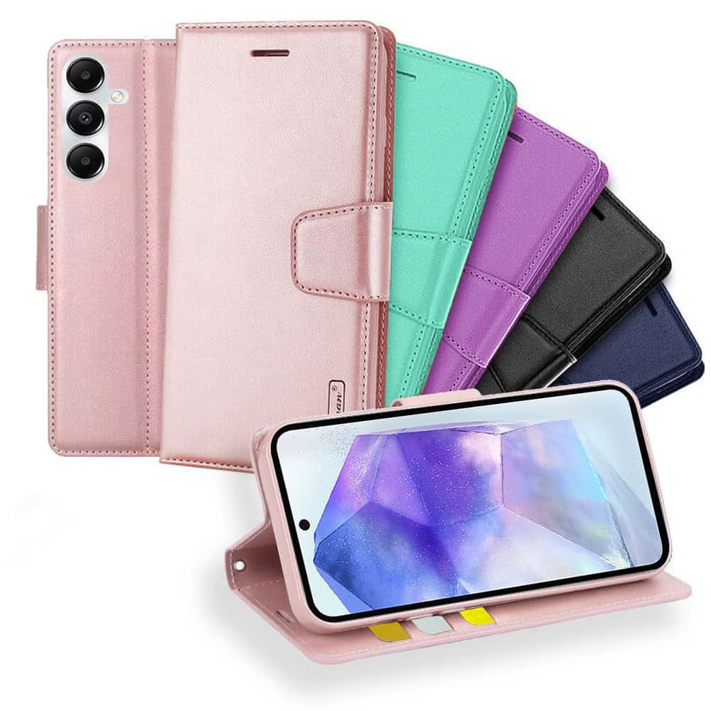 For Samsung Galaxy A35 5G Hanman Wallet Case Flip Leather Card Slots Magnetic Stand Cover