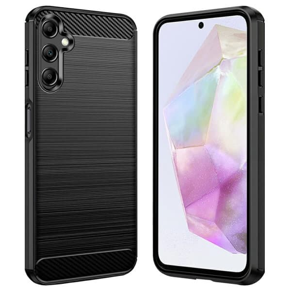 For Samsung Galaxy A35 5G SupRShield Case Shockproof Heavy Duty Rugged Anti Knock Back Cover (Black)