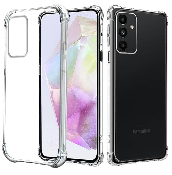 For Samsung Galaxy A35 5G SupRShield Clear Case Shockproof Heavy Duty Gel Air Cushion Cover