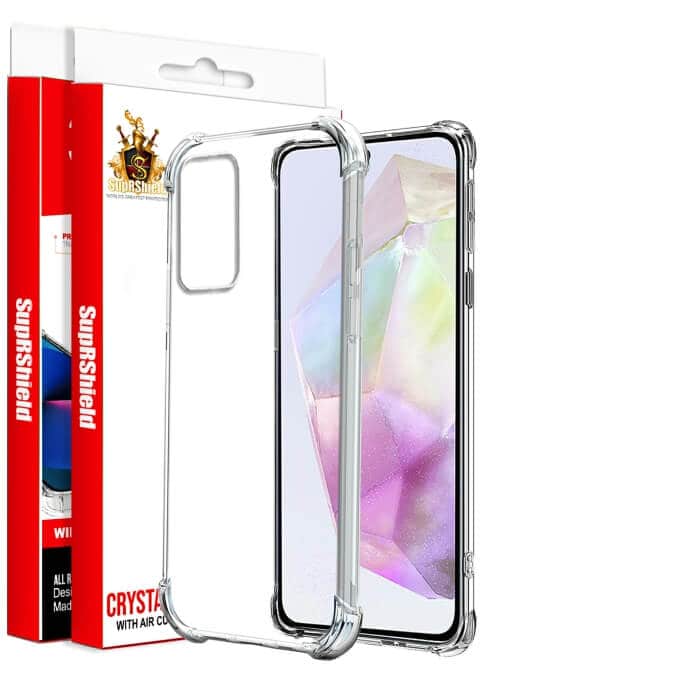 For Samsung Galaxy A35 5G SupRShield Clear Case Shockproof Heavy Duty Gel Air Cushion Cover