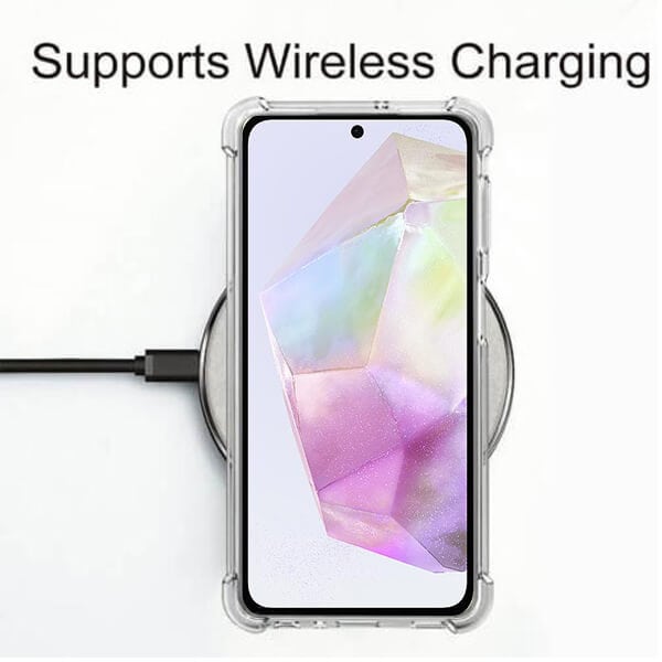 For Samsung Galaxy A35 5G SupRShield Clear Case Shockproof Heavy Duty Gel Air Cushion Cover