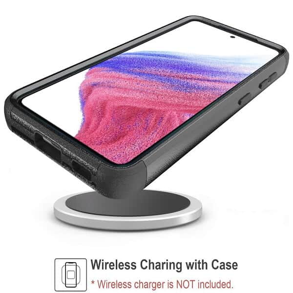 For Samsung Galaxy A53 5G 3in1 Case Drop Resistant Defender Tradies Hybrid Armor Heavy Duty Rugged Shockproof Tough Cover (Black)