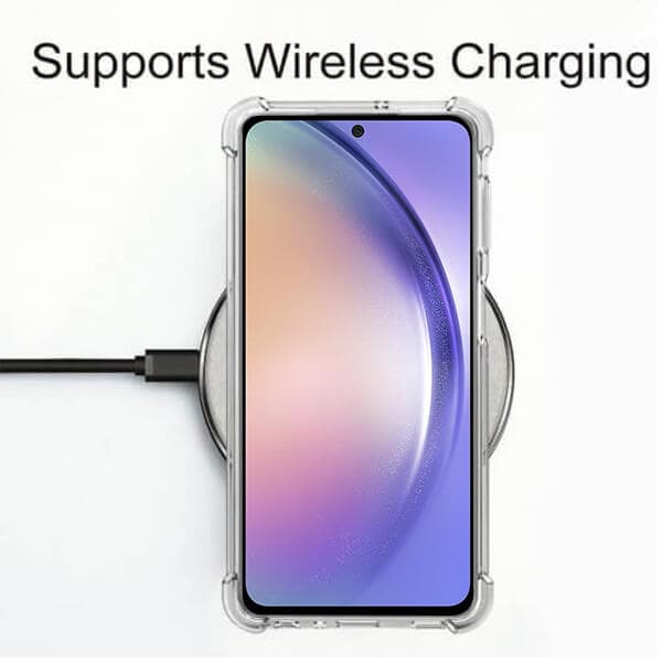 For Samsung Galaxy A54 5G Clear Case Shockproof Heavy Duty Gel Air Cushion Cover