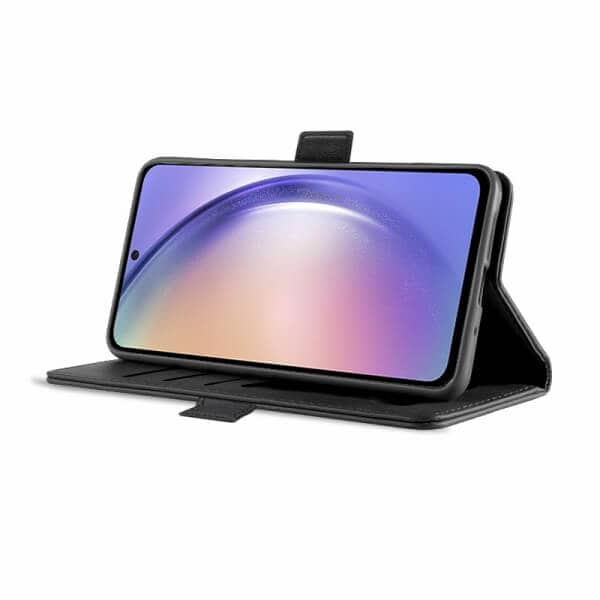 For Samsung Galaxy A54 5G SupRShield Wallet Leather Card Holder Flip Protective Shockproof Magnetic Case Cover (Black)